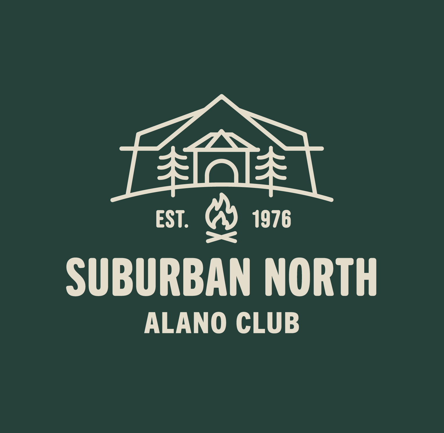 green background logo