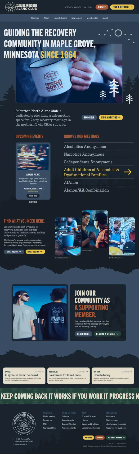 homepage design